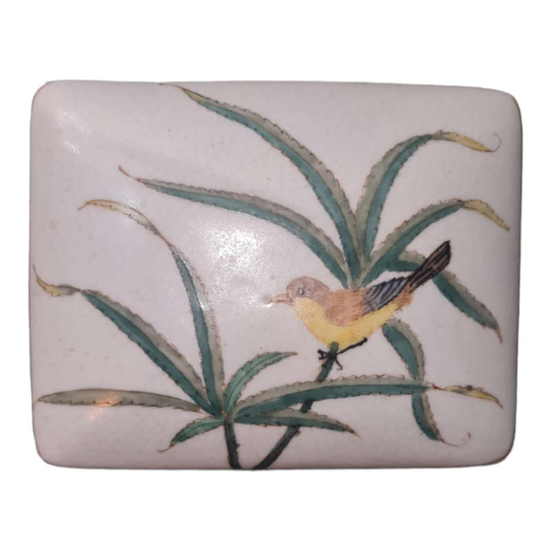 Vintage jewelry box ceramic