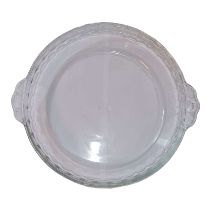 Pyrex JAJ Clear Glass Round Pie Dish