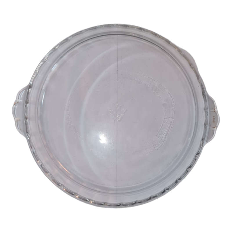 Pyrex JAJ Clear Glass Round Pie Dish