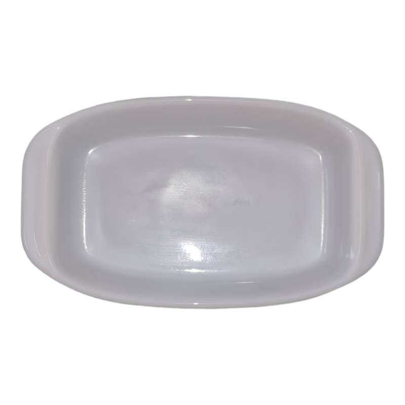Termocrisa milk glass dish