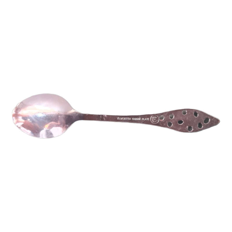Vintage Elwezetta teaspoons chrome plated
