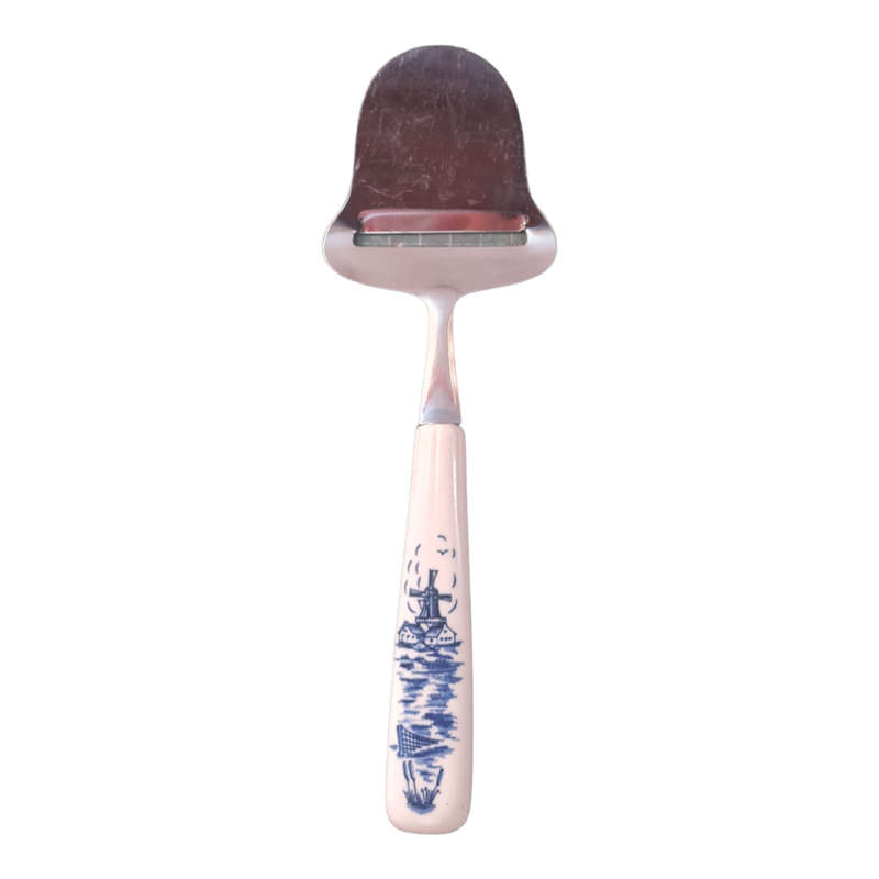 Delft Blue Cheese Slicer and knife