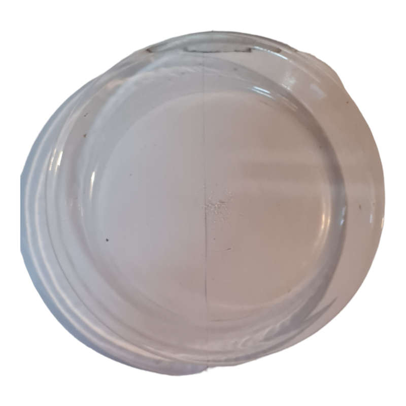 Vintage Anchor Hocking Fire King Clear Glass Round Baking Dish 10 Inch
