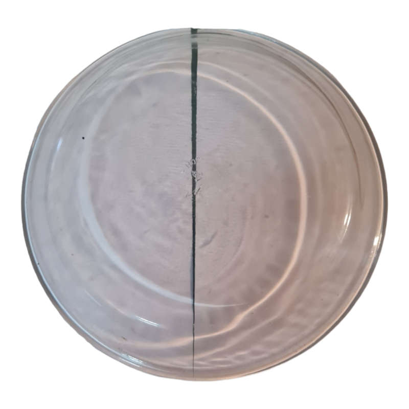 Vintage Anchor Hocking Fire King Clear Glass Round Baking Dish 10 Inch