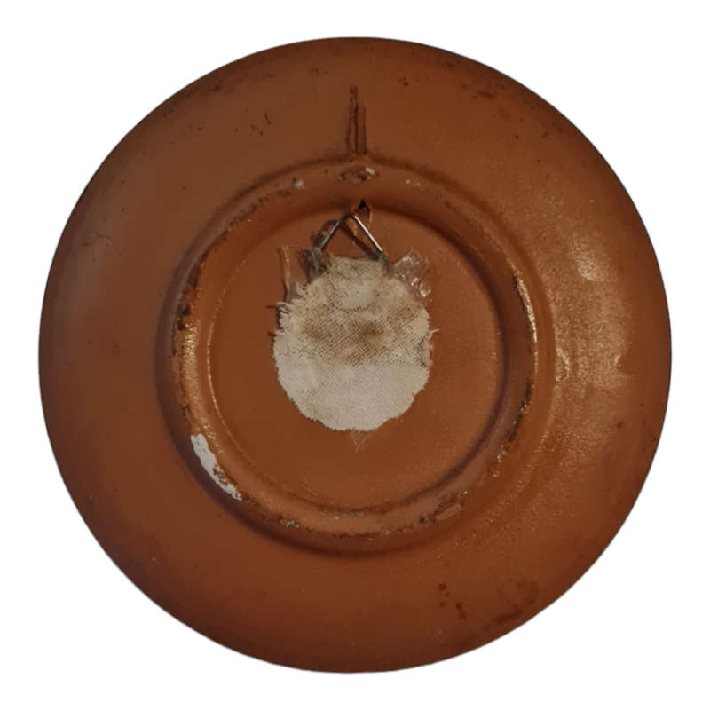 Greek Parthenon Copper Wall Hanging Plate