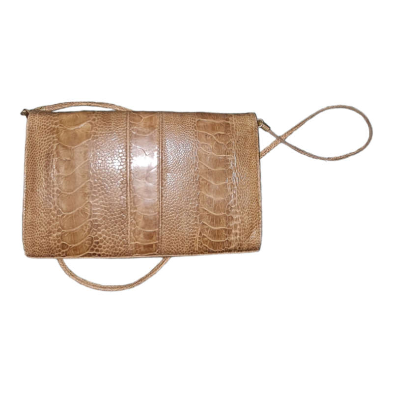 Genuine Ostrich leg Handbag