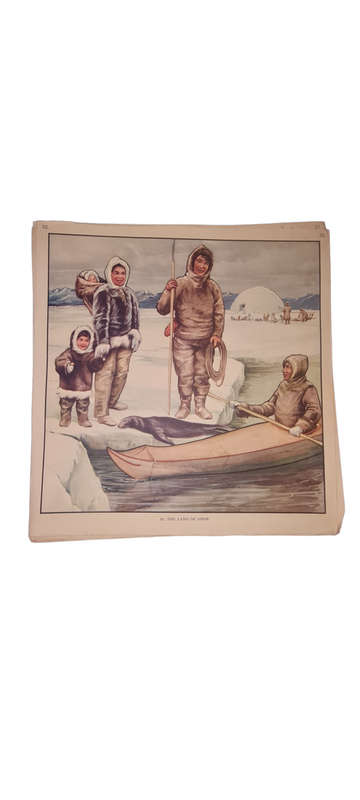 Classroom posters, 1930s/40s. Teaching in Practice for Infant Schools: Projects and Pictures