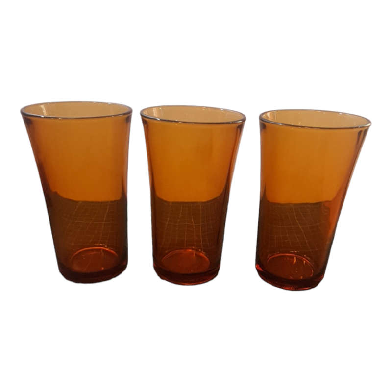 Amber glass - Duralex - Made in France