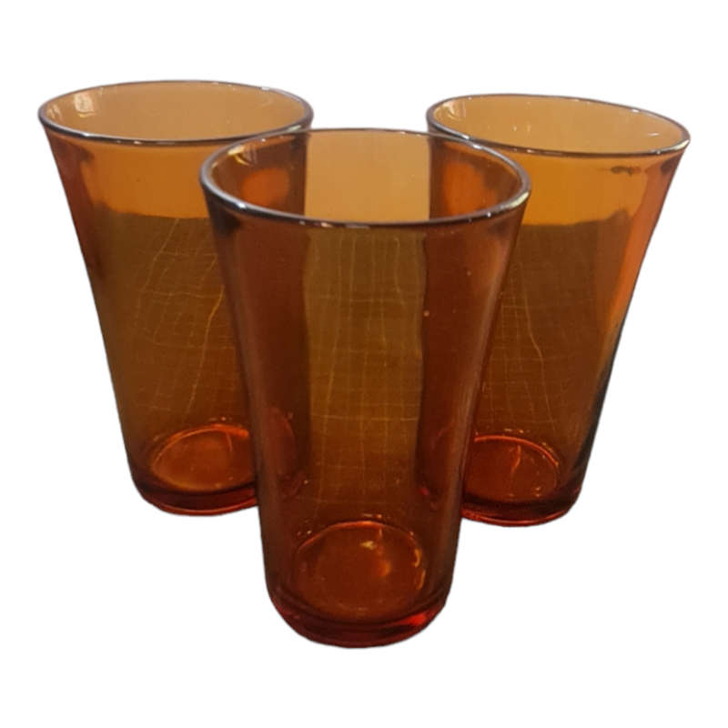 Amber glass - Duralex - Made in France