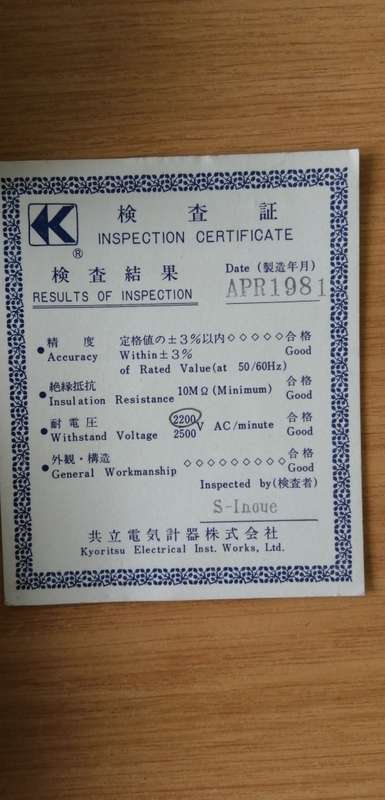 Kew Snap 6 Electrical Meter