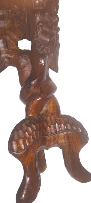Handcrafted African  Wooden  Ashtray