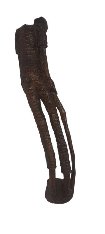 Handcrafted Wood Old Man