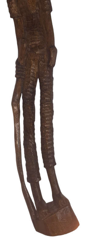 Handcrafted Wood Old Man