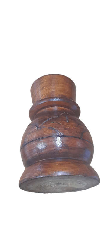 Handcrafted Wood Candle Stand