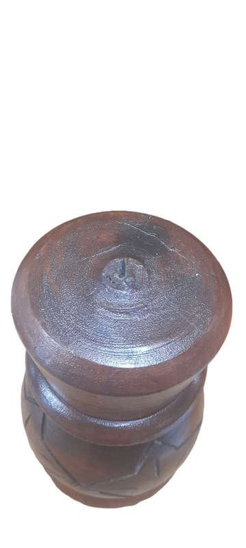 Handcrafted Wood Candle Stand