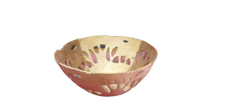 Handcrafted Wood Fruit Bowl