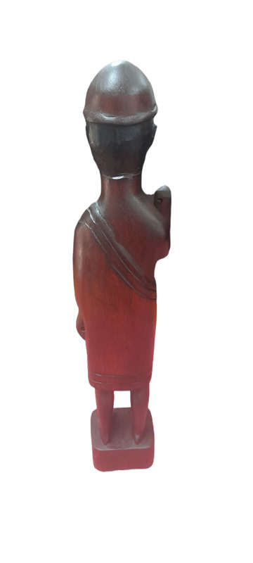 Handcrafted Wood Man and Lady