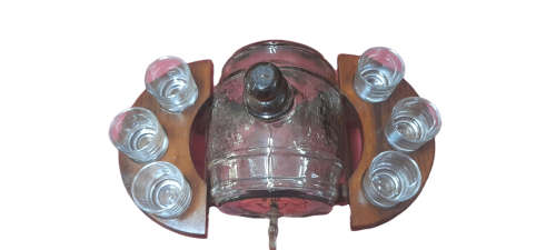 Glass Keg with Glasses