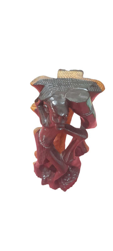 Handcrafted Wood African Man (QC1290)