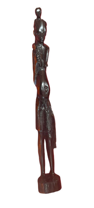 Handcrafted Wood Fisherman