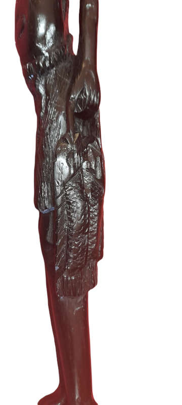 Handcrafted Wood Fisherman