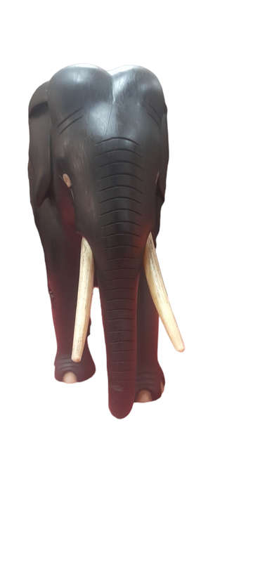 Handcrafted Wood Elephant