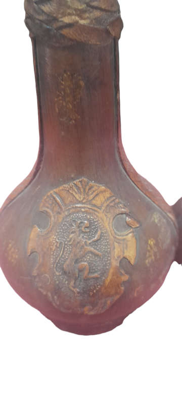 Botella Cubierta Cuero Anigua