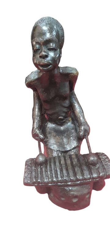African Man Making Music