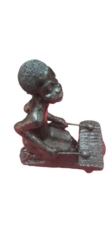 African Man Making Music