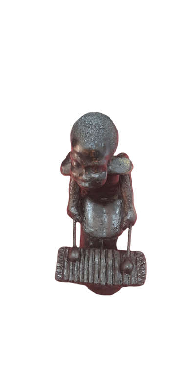 African Man Making Music