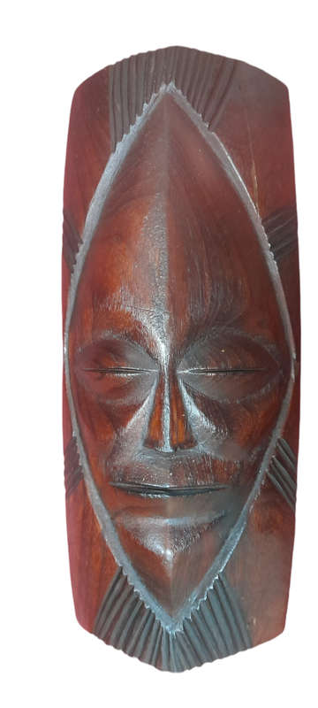 African Mask - Dark Wood