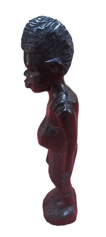 Handcrafted Wood African Man