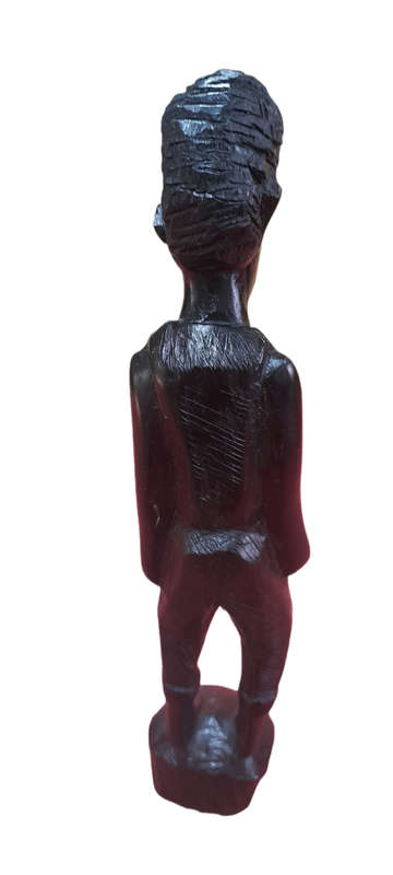 Handcrafted Wood African Man