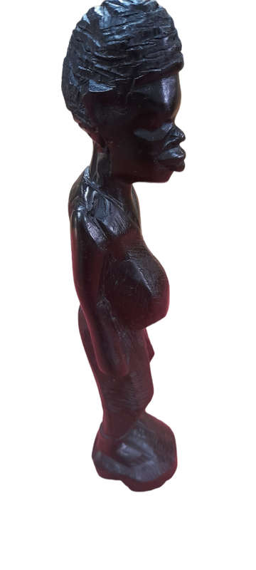 Handcrafted Wood African Man