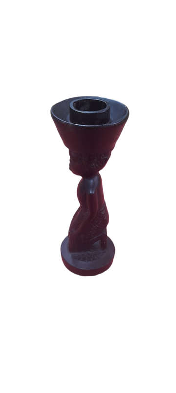 Handcrafted African Candle Holder