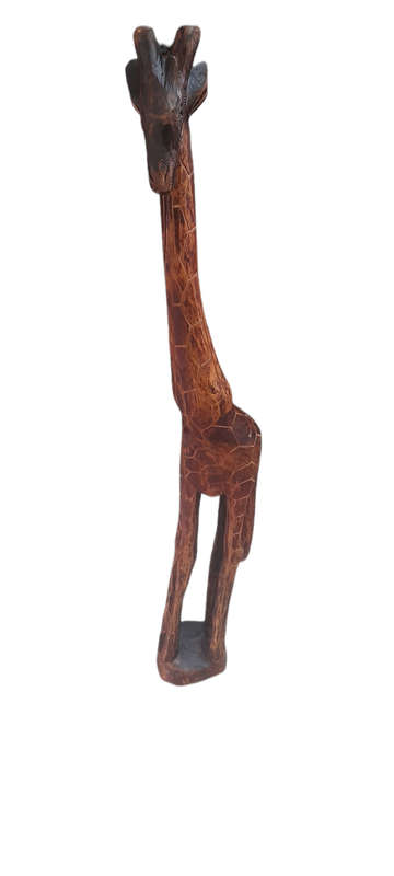 Handcrafted Wood Giraffe