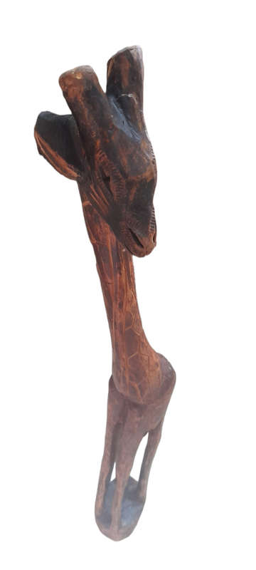 Handcrafted Wood Giraffe