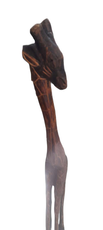 Handcrafted Wood Giraffe