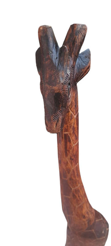 Handcrafted Wood Giraffe