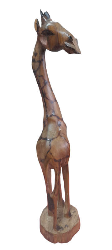 Handcrafted Wood Giraffe