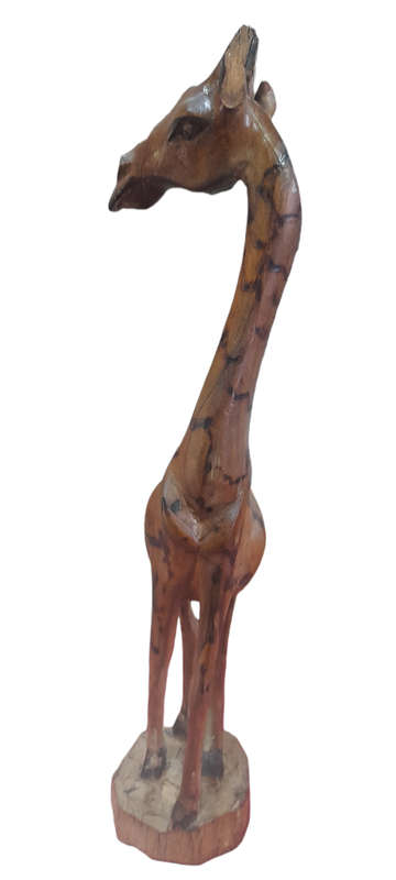 Handcrafted Wood Giraffe