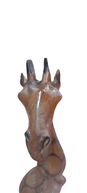 Handcrafted Wood Giraffe