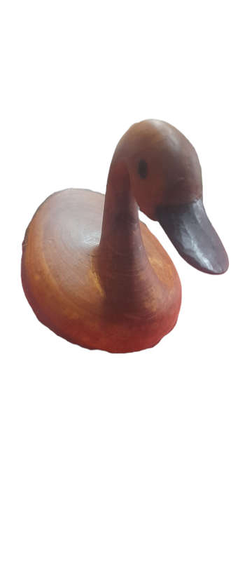 Carved Wooden Duck