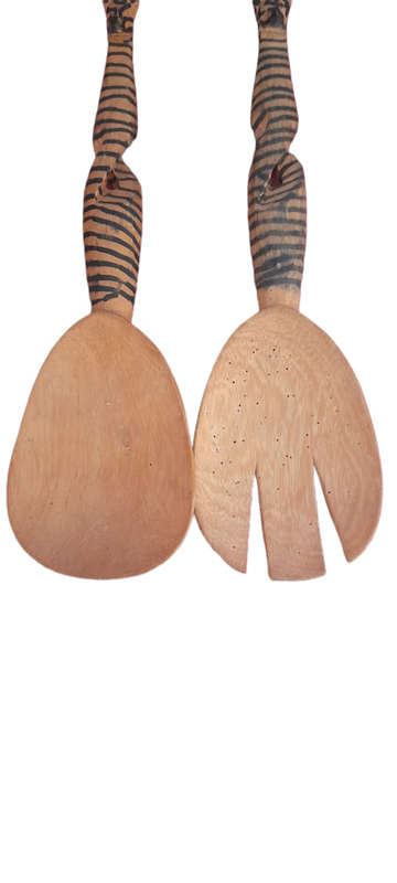 Handcrafted Wooden Fork And Spoon