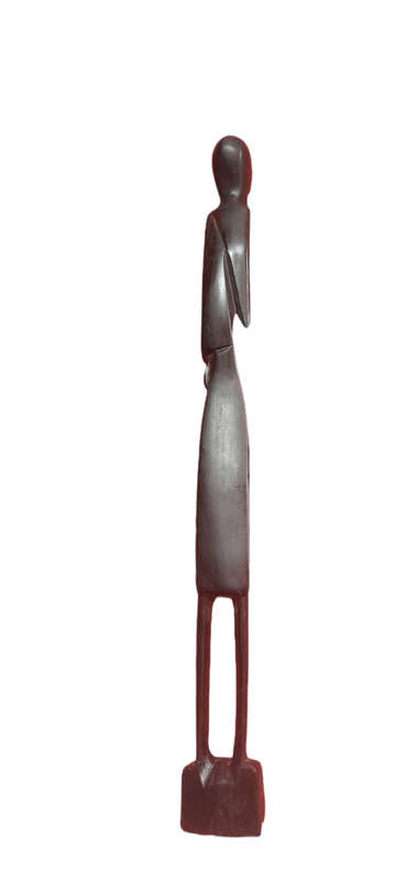 Handcrafted Wood African Man