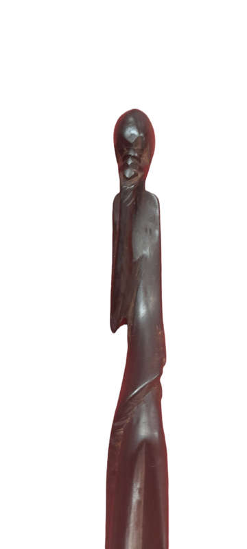Handcrafted Wood African Man