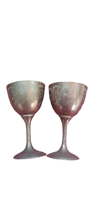 Small Brass Goblets
