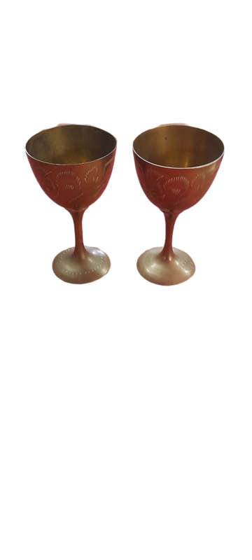 Small Brass Goblets