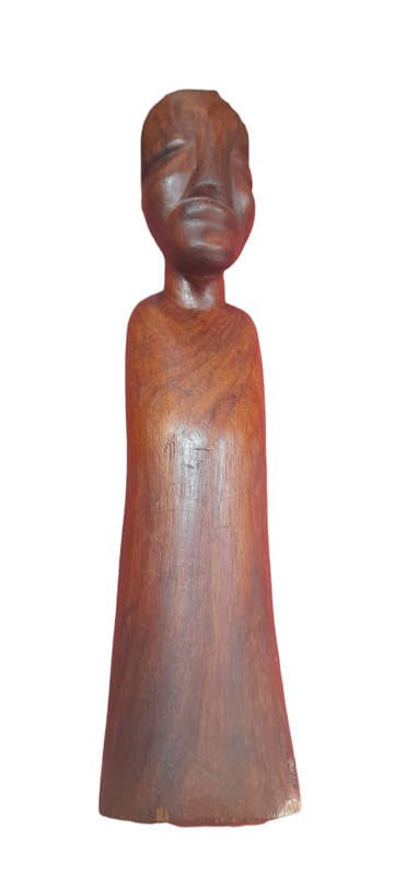 Handcrafted Wood African Man