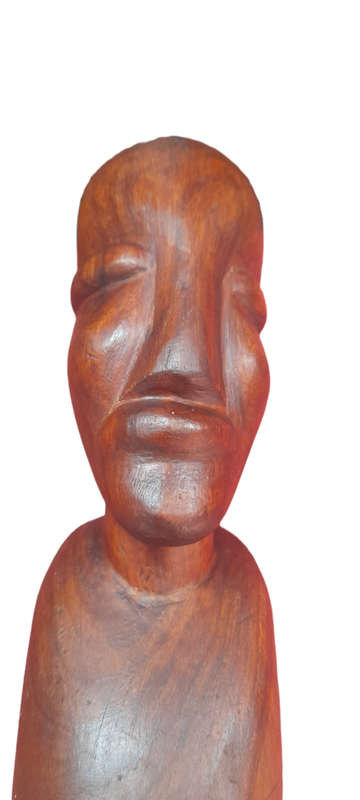 Handcrafted Wood African Man